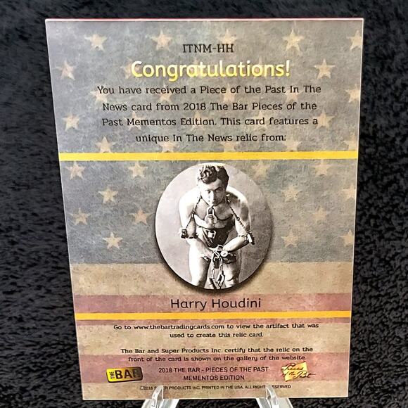 Authentic Harry Houdini Handwriting Relic Piece of History Amazing Escape Artist - Picture 3 of 3